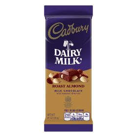 Cadbury Roast Almond Milk Chocolate Bar 3.5oz