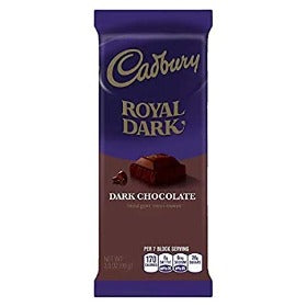 Cadbury Royal Dark Chocolate Bar 3.5oz