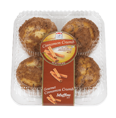 Cafe Valley Cinnamon Crumb Muffins 4ct