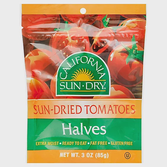 California Sun Dried Tomatoes Halves 3oz