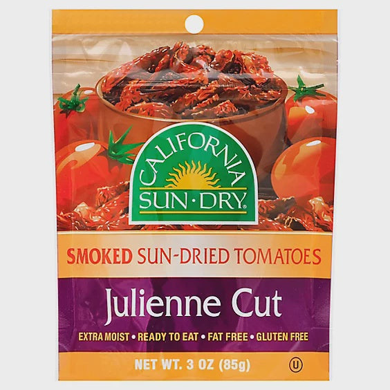 California Sun Dried Tomatoes Smoked Julienne Cut 3oz