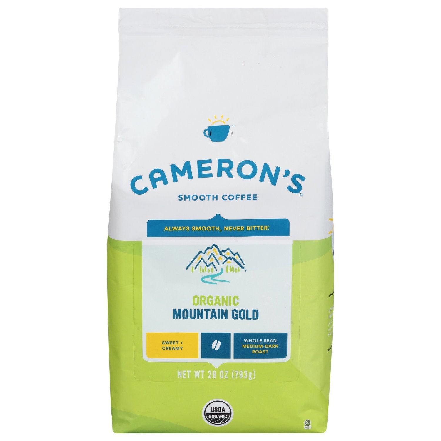 Cameron's Organic Mountain Gold Coffee 28 oz