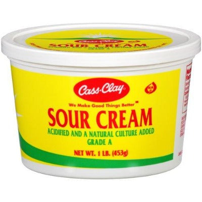 Cass Clay Sour Cream 16oz