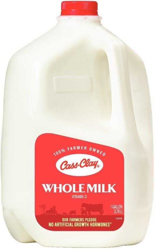 Cass Clay Milk Whole Gallon