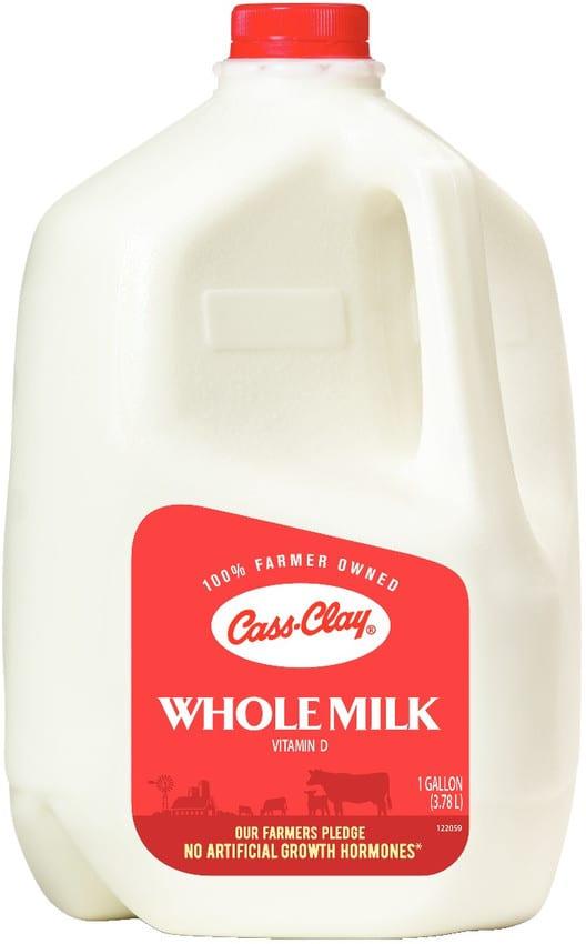 Cass Clay Milk Whole Gallon