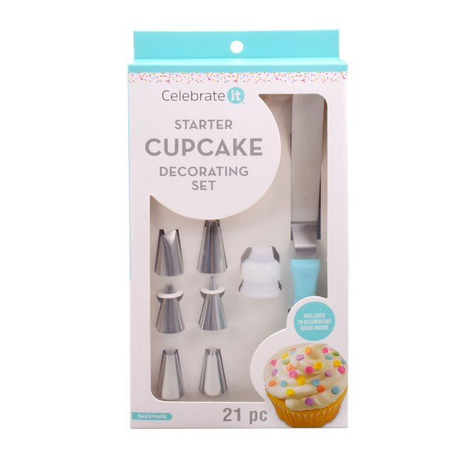 Celebrate It Cupcake Decorating Starter Set 21pc