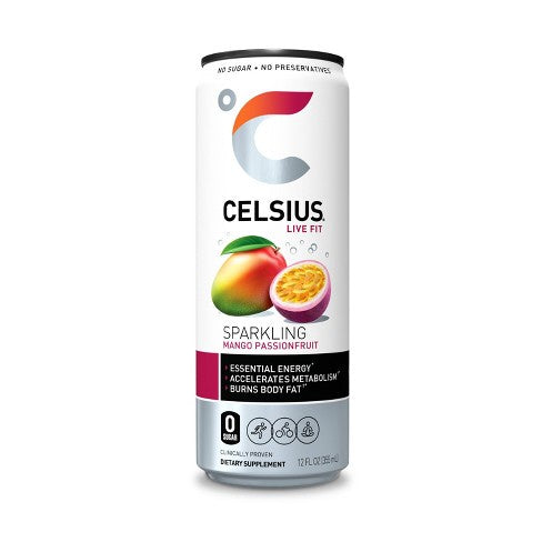 Celsius Energy Drink Mango Passionfruit 12oz
