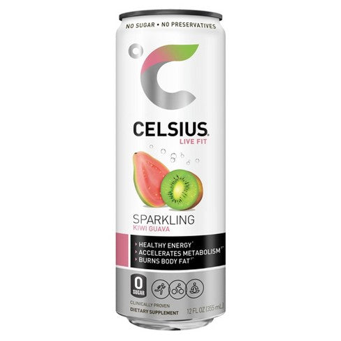 Celsius Energy Drink Kiwi Guava 12oz
