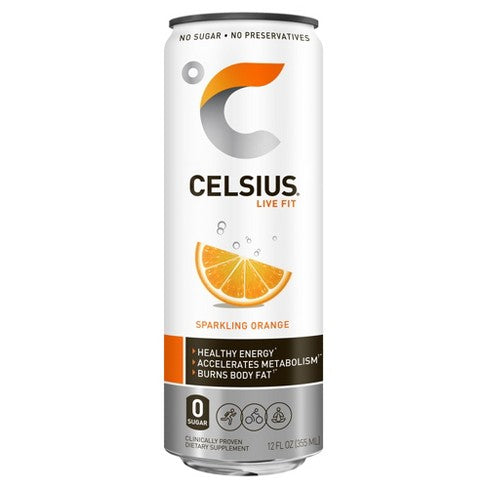 Celsius Energy Drink Sparkling Orange 12oz