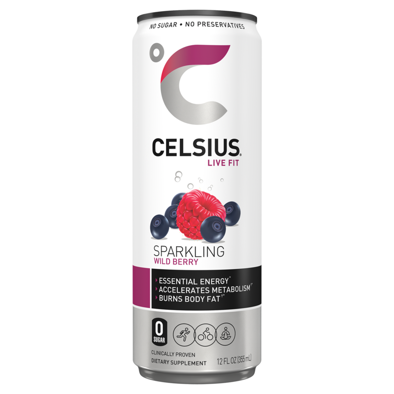 Celsius Energy Drink Wild Berry 12oz