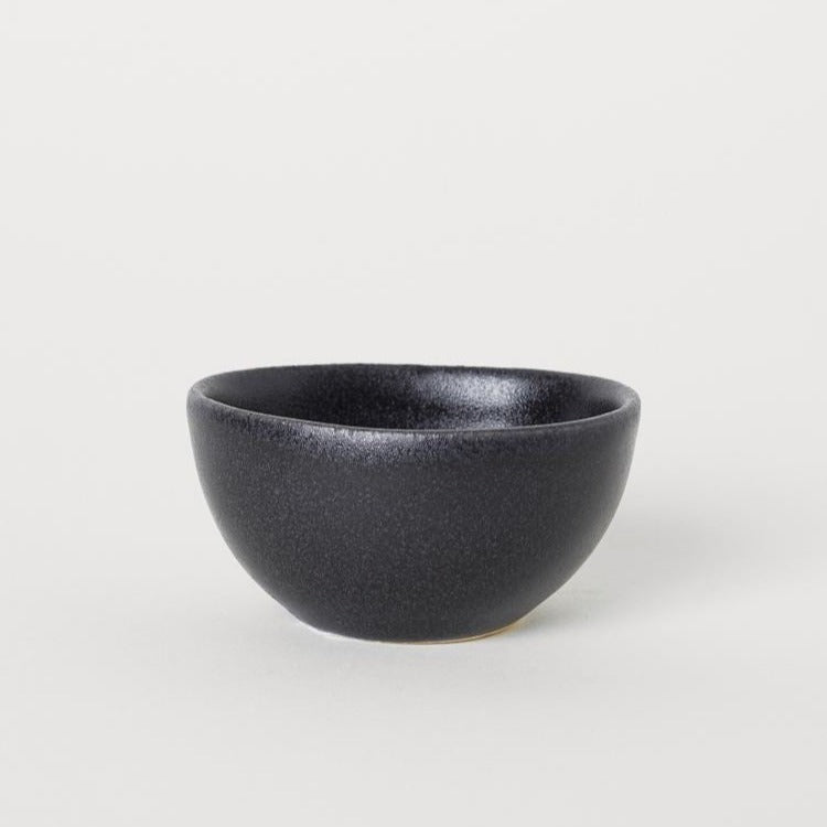 Charcoal Gray Stoneware Bowl Small
