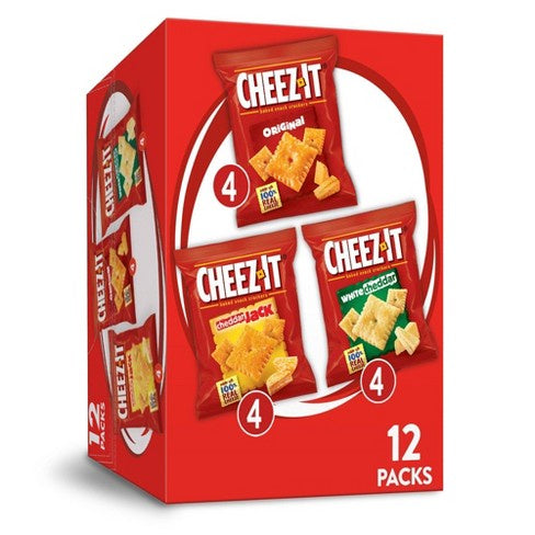 Cheez-It Cheddar Variety Pack 12ct