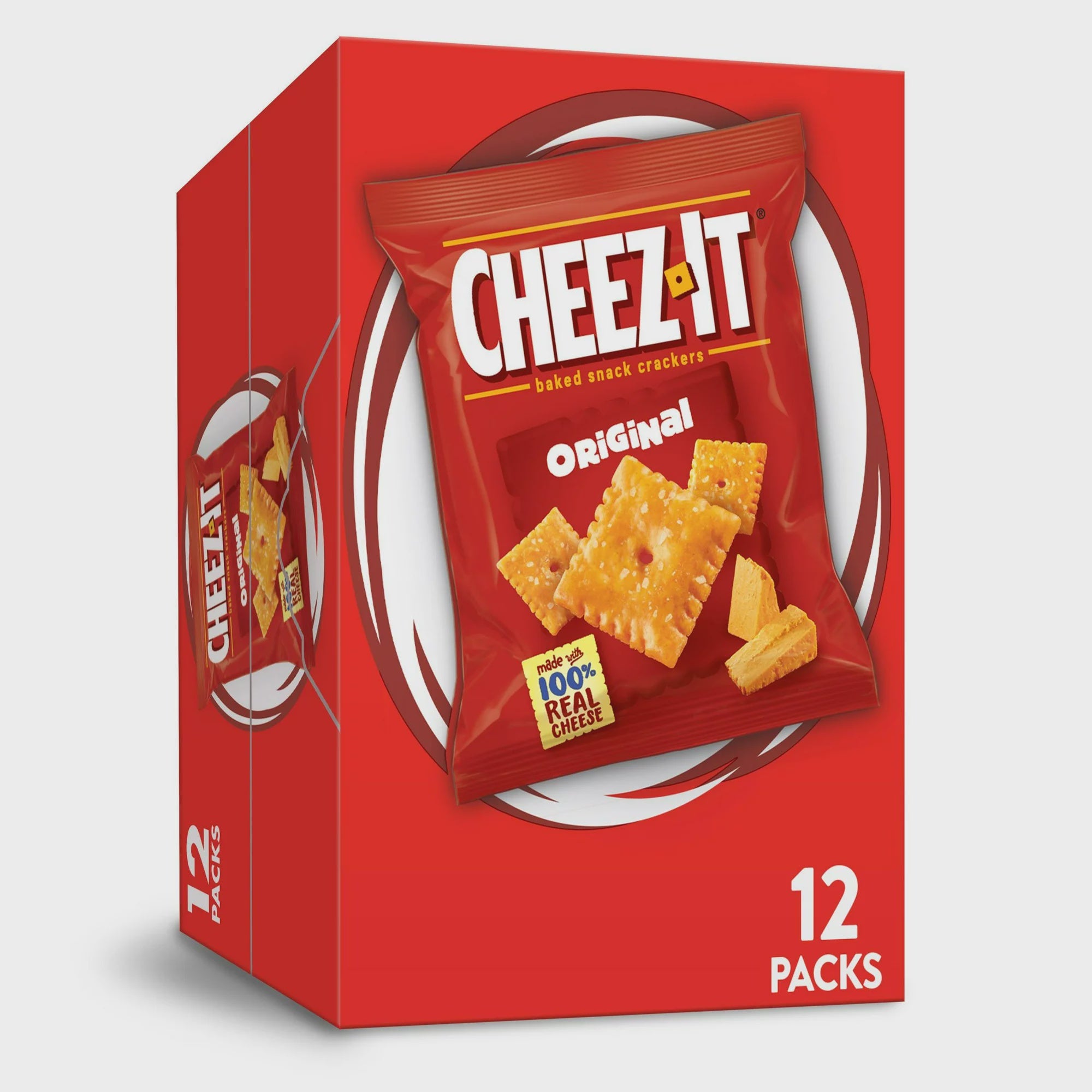 Cheeze-It Original Snack Cracker Caddy 12pk