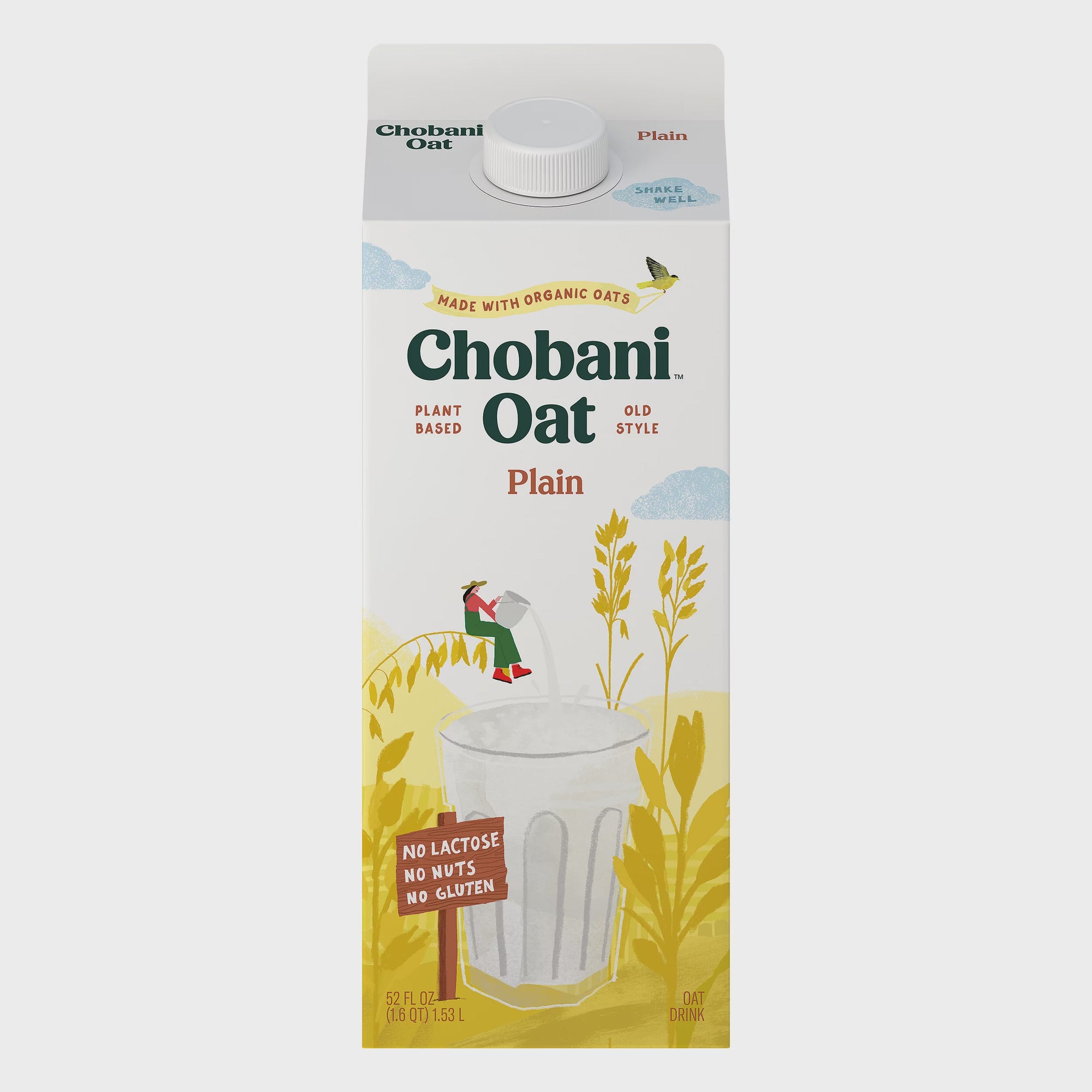 Chobani Plain Oat Beverage 52oz