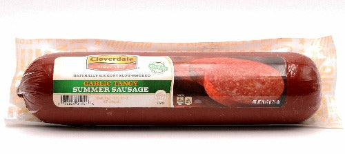 Cloverdale Garlic Tangy Summer Sausage 28oz