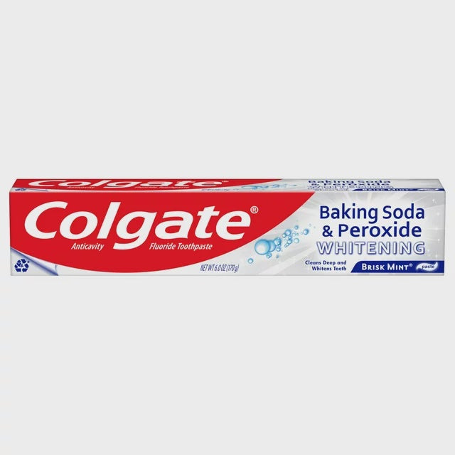 Colgate Baking Soda & Peroxide Brisk Mint Toothpaste 6oz