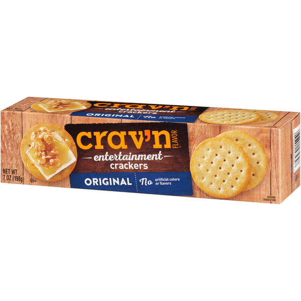 Crav'n Entertaining Original Crackers 7oz