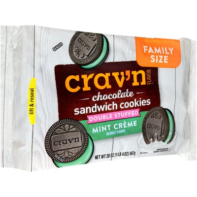 Crav'n Flavor Double Stuffed Mint Cookie 19.1oz