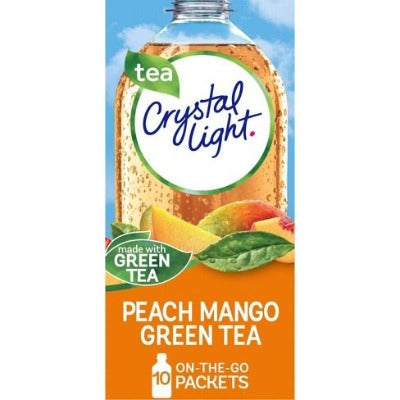 Crystal Light Drink Mix Peach Mango Green Tea 10pk