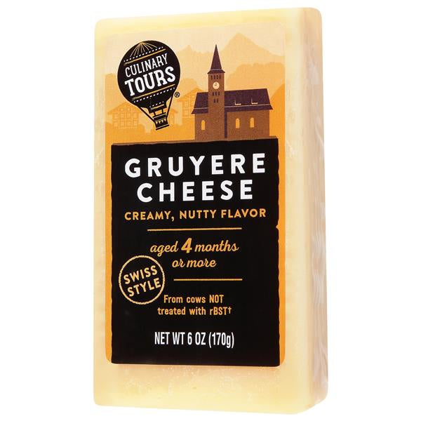 Culinary Tours Gruyere  Cheese 6oz