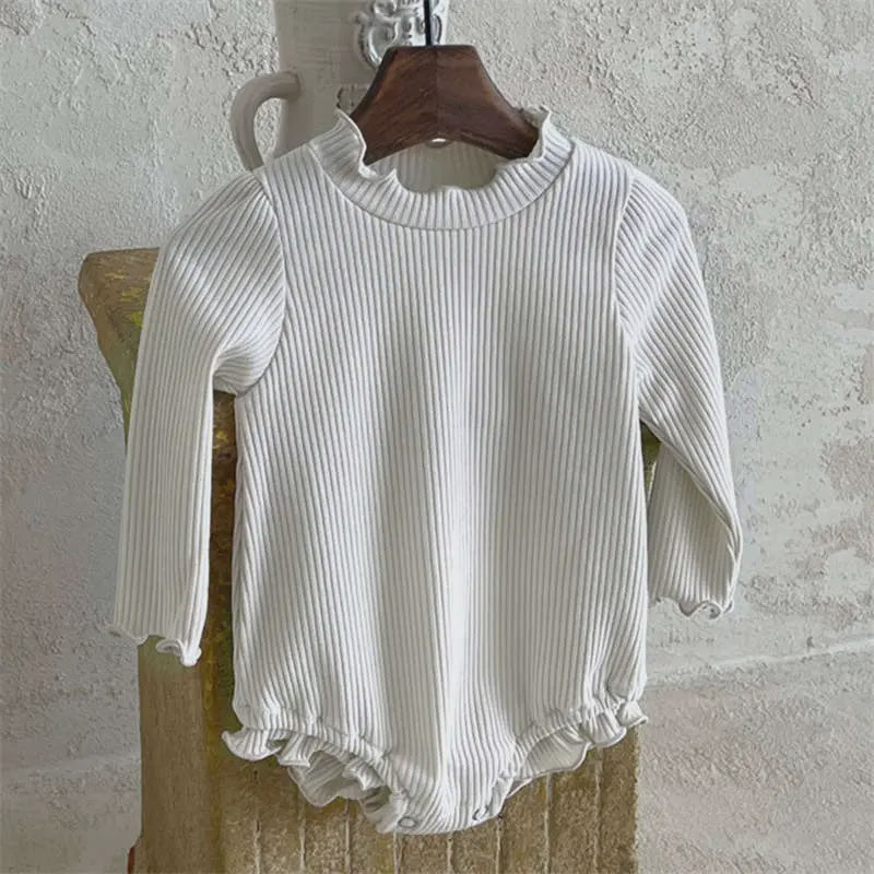 Howkidsss Knitted Baby Bodysuit with Fungus White 12-18m