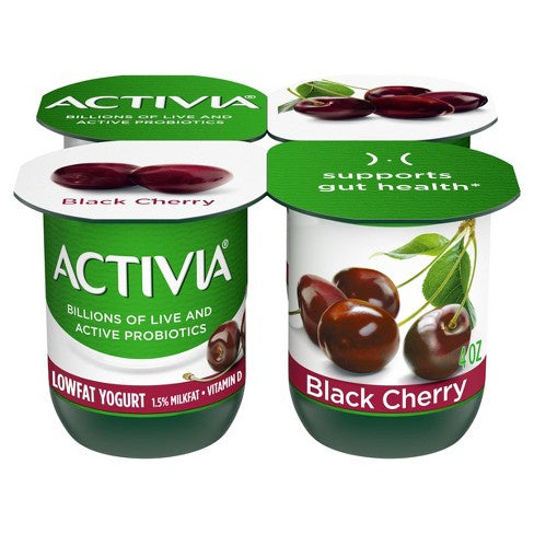 Dannon Activia Cherry Yogurt 4pk