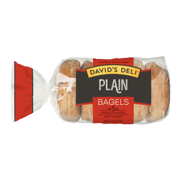 David's Plain Bagel 5ct