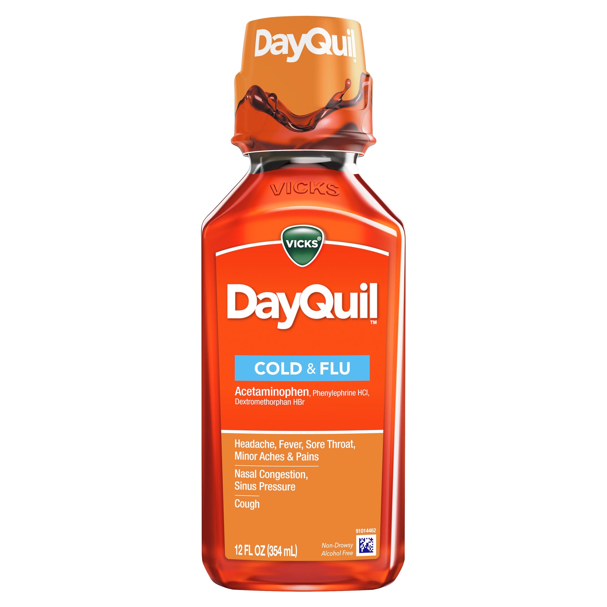 Dayquil Daytime Cold & Flu Syrup 12 oz.