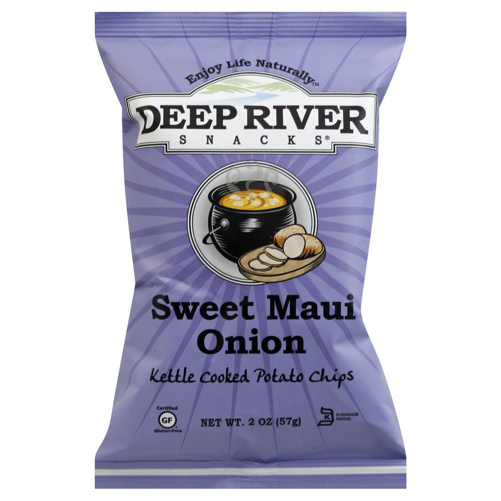 Deep River Sweet Maui Onion Kettle Chips 2oz