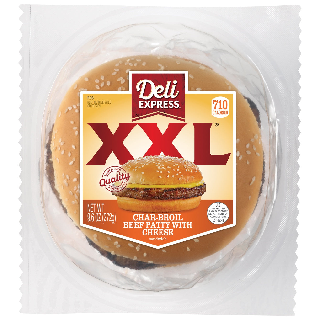 Deli Express Charbroil Burger w/Cheese