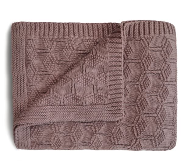 Mushie Knitted Baby Blanket
