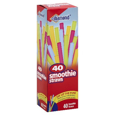 Diamond Smoothie Straws 40ct