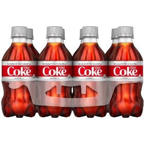 Diet Coke 12oz Bottles 8 pack