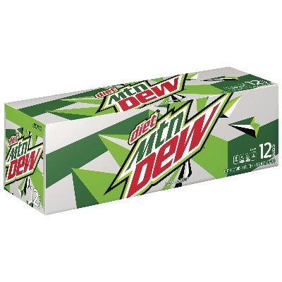 Diet Mountain Dew 12 pack cans