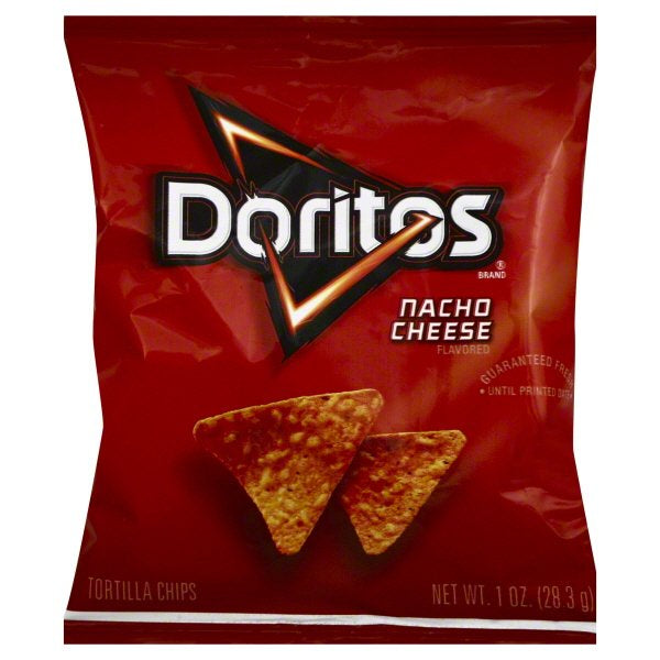 Doritos Nacho Cheese Snack Size 1oz bags 10pk
