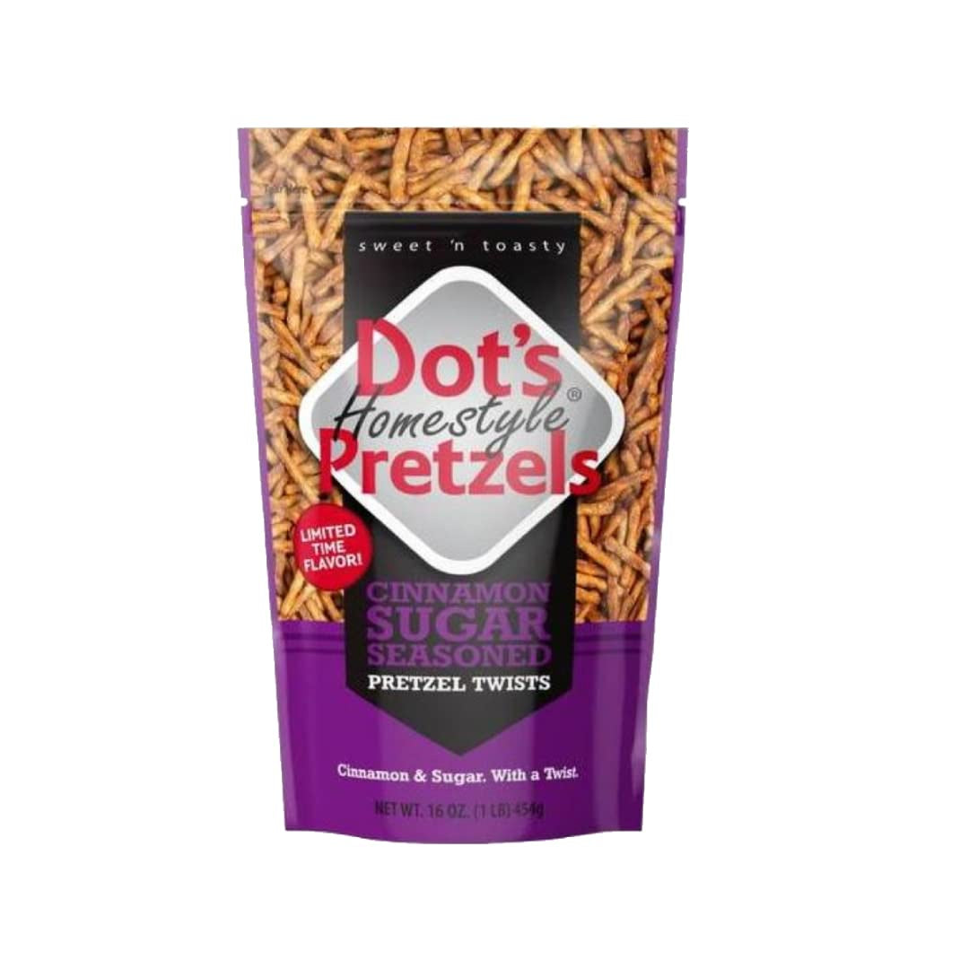 Dots Cinnamon Sugar Pretzels 16oz