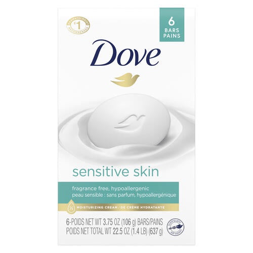 Dove Soap Sensitive Skin Bar 6pk