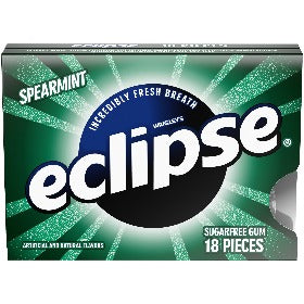 Eclipse Spearmint SugarFree Gum 18 pieces
