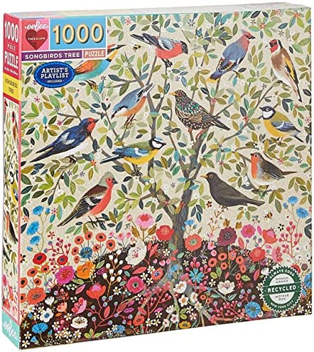 Eeboo Songbirds Tree 1000 Piece Puzzle