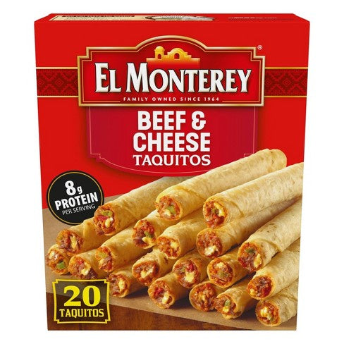 El Monterey Beef & Cheese Taquitos 20ct