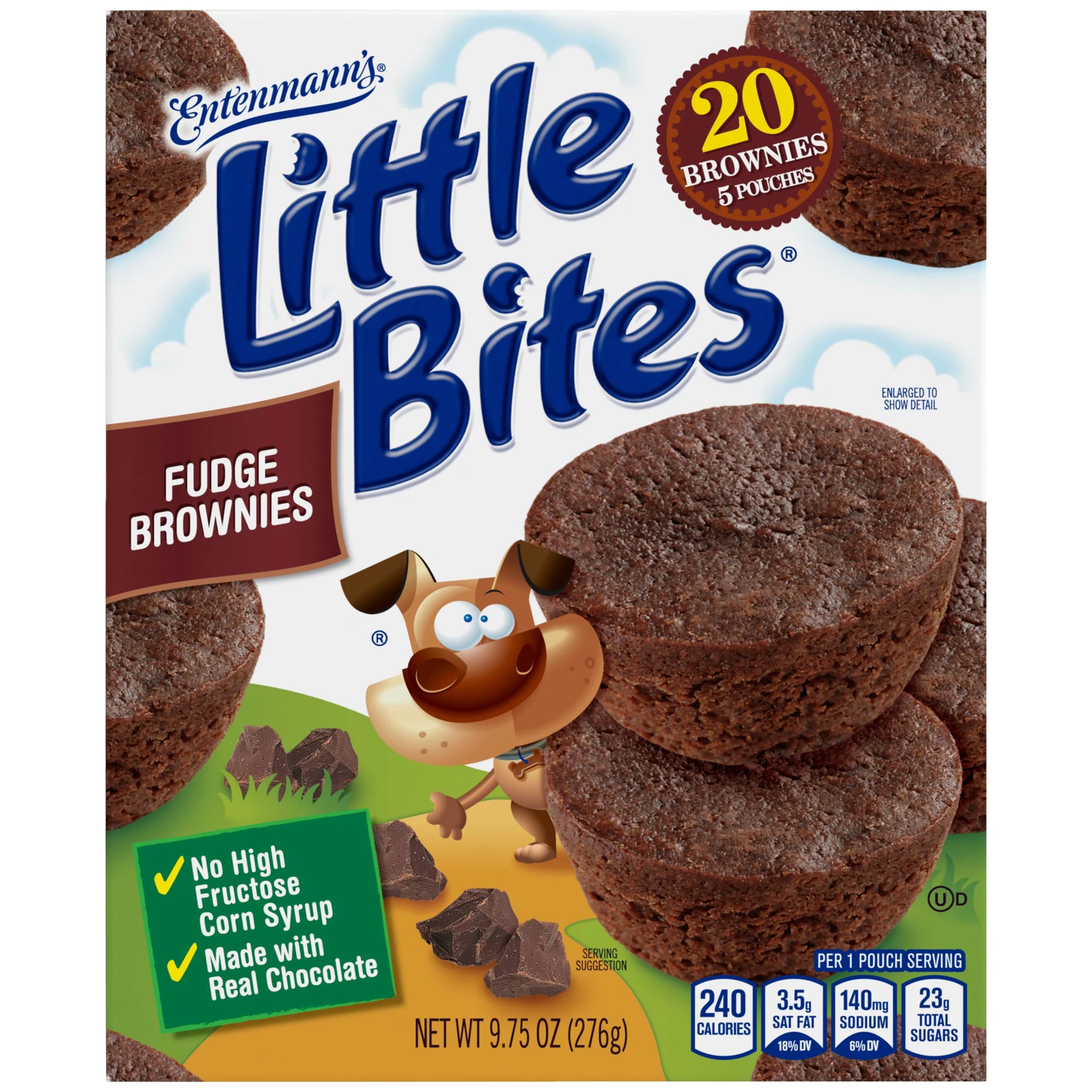 Entenmann's Little Bites Fudge Brownies 5pkg.