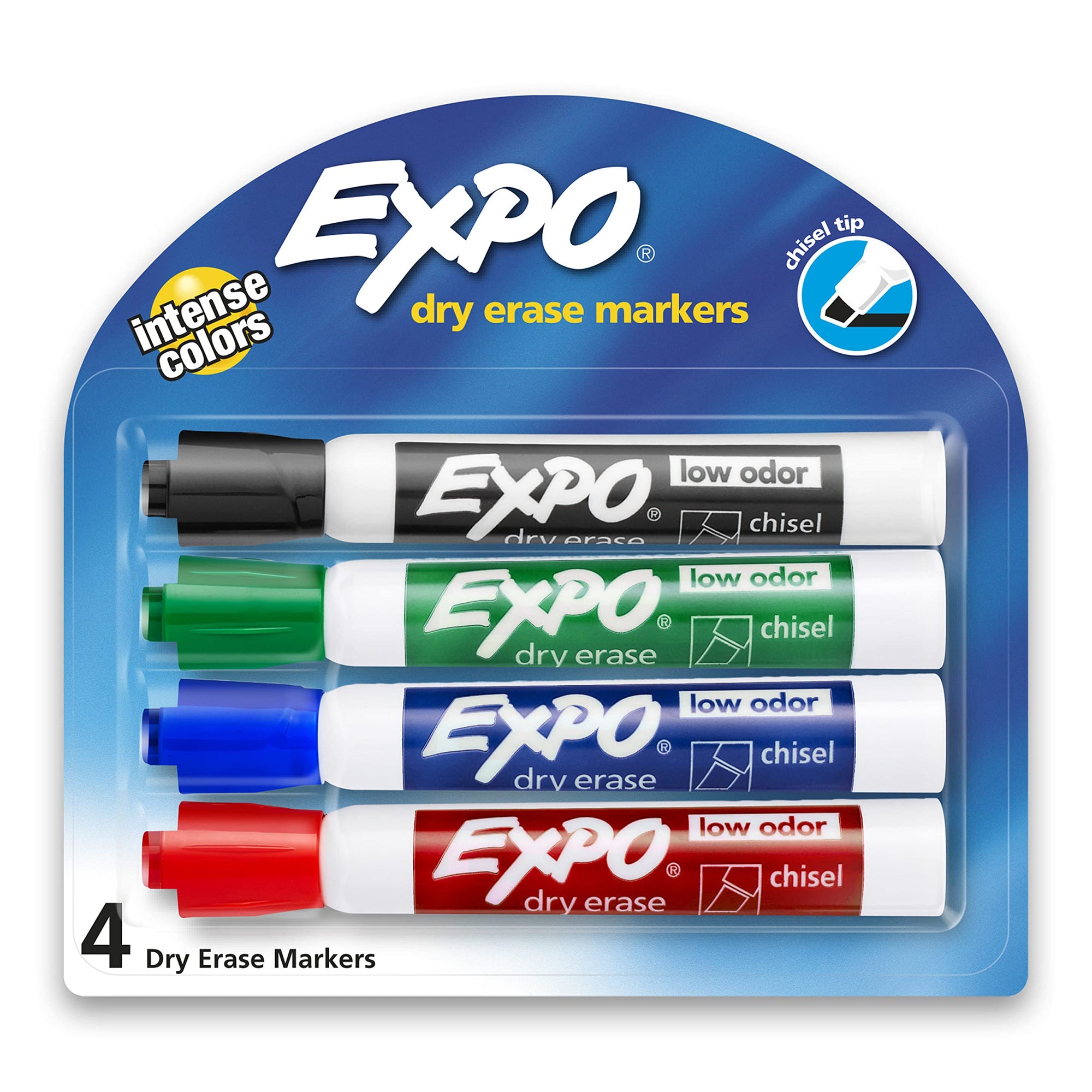 Expo Low Odor Dry Erase Markers 4ct