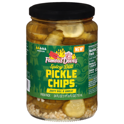 Famous Dave's Dill Pickle Chips 24oz