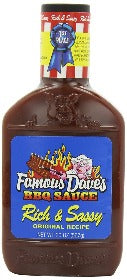 Famous Dave's BBQ Sauce Rich & Sassy 20oz