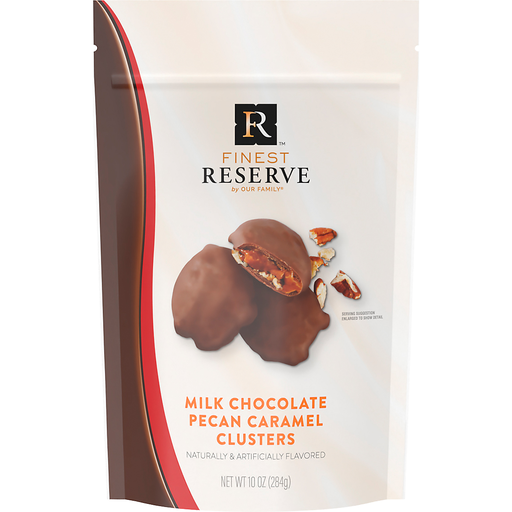Finest Reserve Chocolate Pecan Caramel Clusters 10 oz