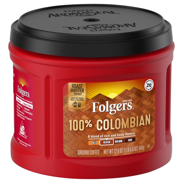 Folgers Coffee Colombian 22.6oz
