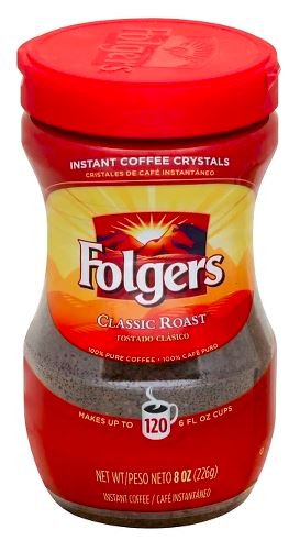 Folgers Classic Roast Instant Coffee 8oz