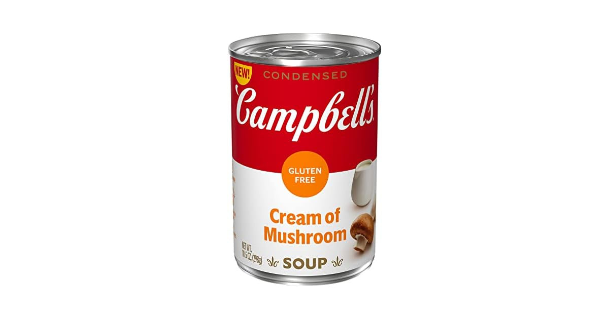 Campbell's Gluten Free Cream of Mushroom Soup 10.5 oz