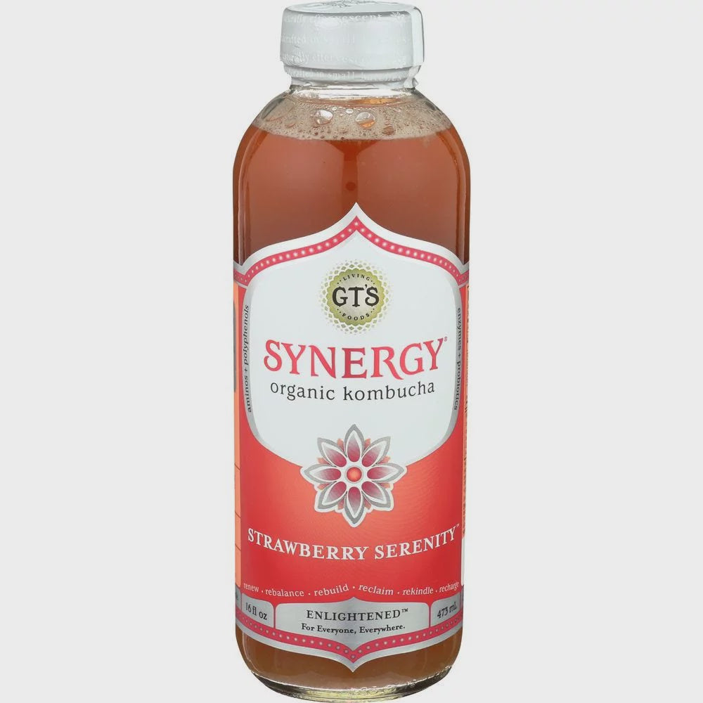 GT Kombucha Strawberry Serenity 16oz