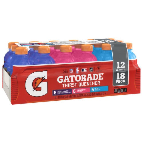 Gatorade 12oz Variety 18pk - Berry/Straw/Grape